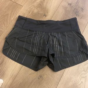 Size 2 Lululemon Speed Shorts